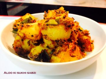 Aloo ki sukhi sabzi