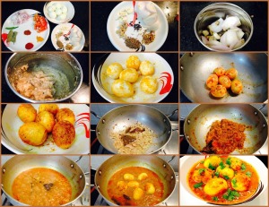 Egg Curry Cooking Process
