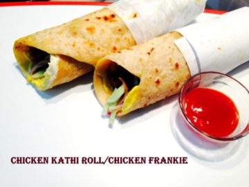 chicken kathi roll