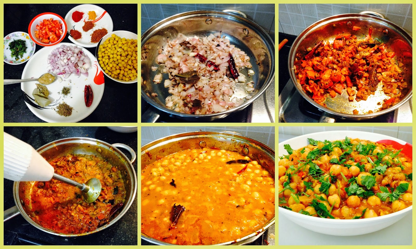 Traditional Chole Recipe (chickpea curry) - KabitasKitchen