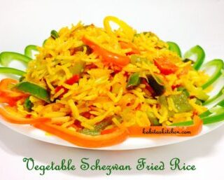 Veg schezwan fried rice