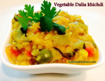 vegetable dalia Khichdi