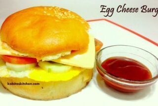 Egg cheese burger
