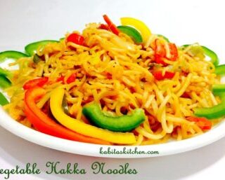 veg hakka noodles