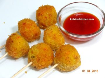 Vegetable lollipop