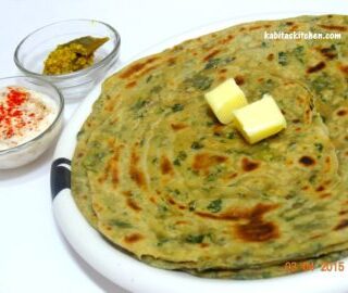 methi lachha paratha