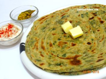 methi lachha paratha